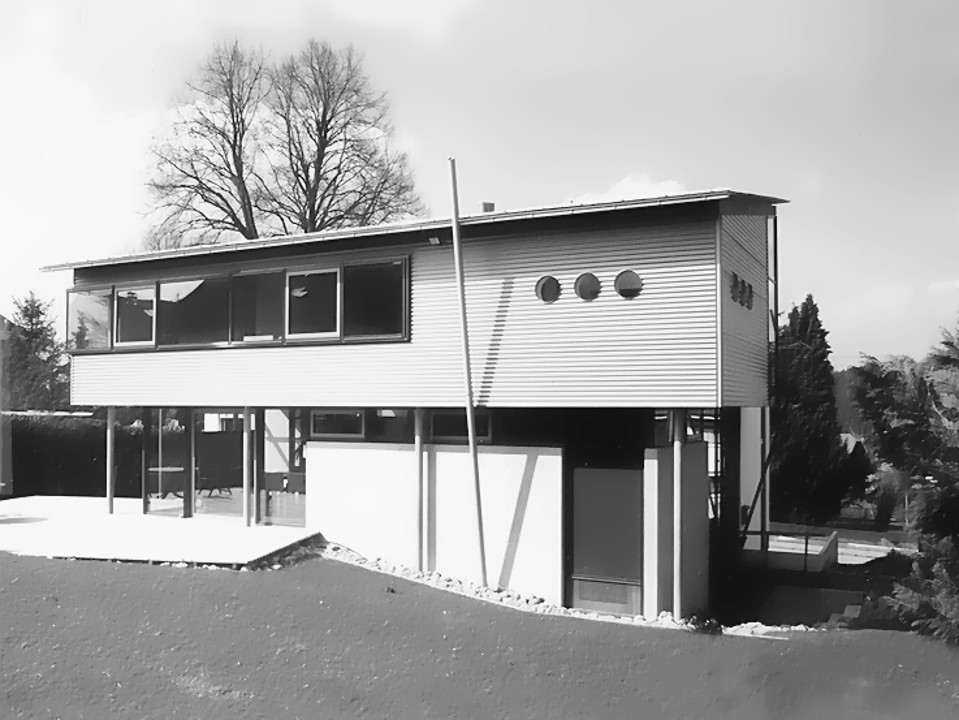 Neubau Wohnhaus am Hang Leutkirch